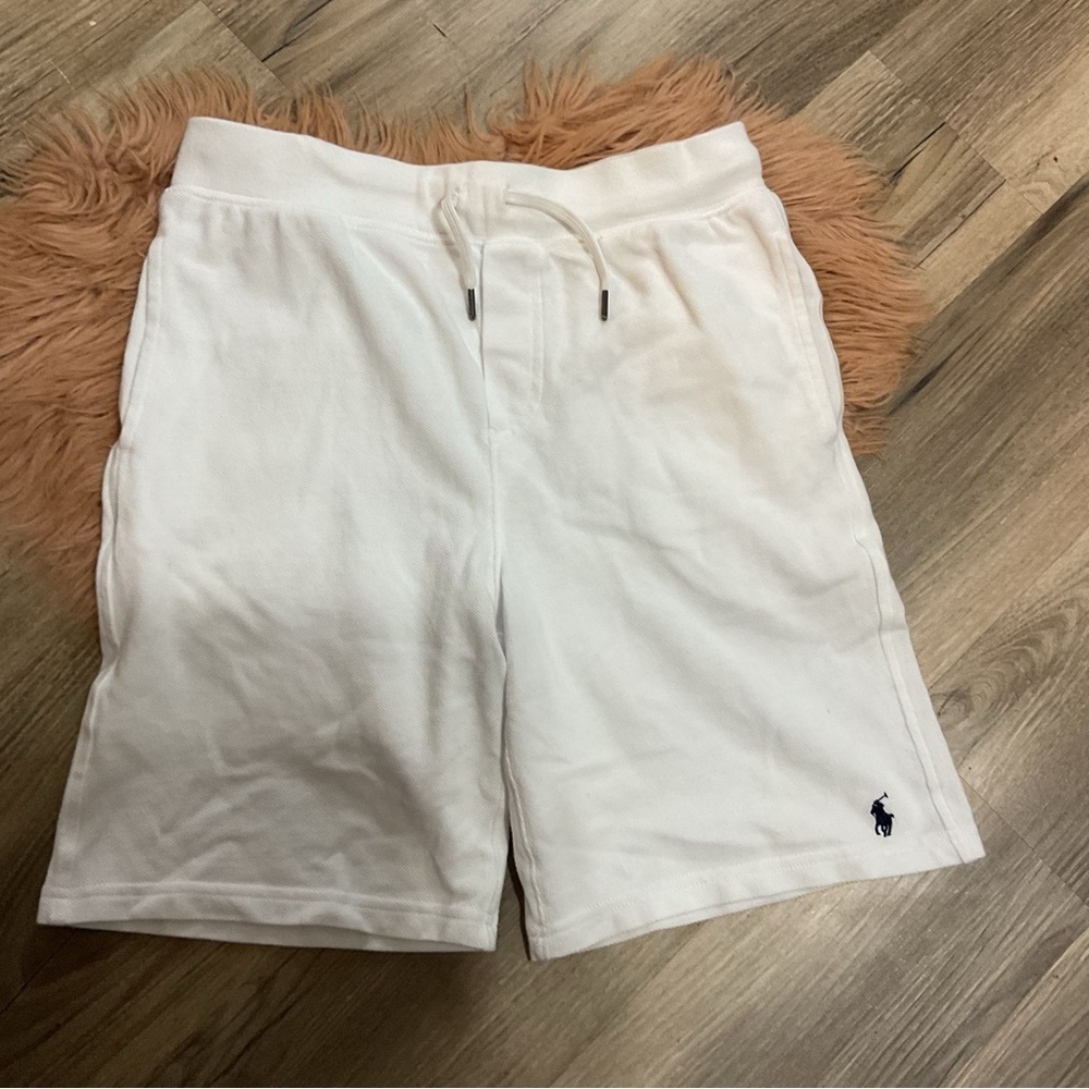 Polo Ralph Lauren White Pima Cotton Short Size L NWOT - Picture 2 of 6